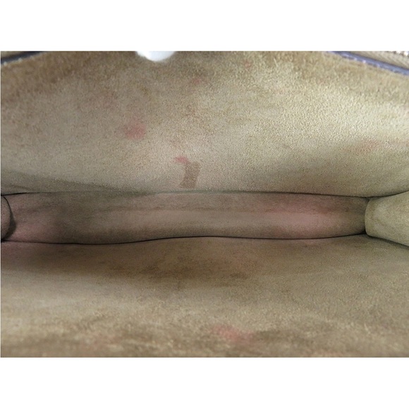 Gucci Beige and Blue Floral Shoulder Bag - Picture 11 of 16